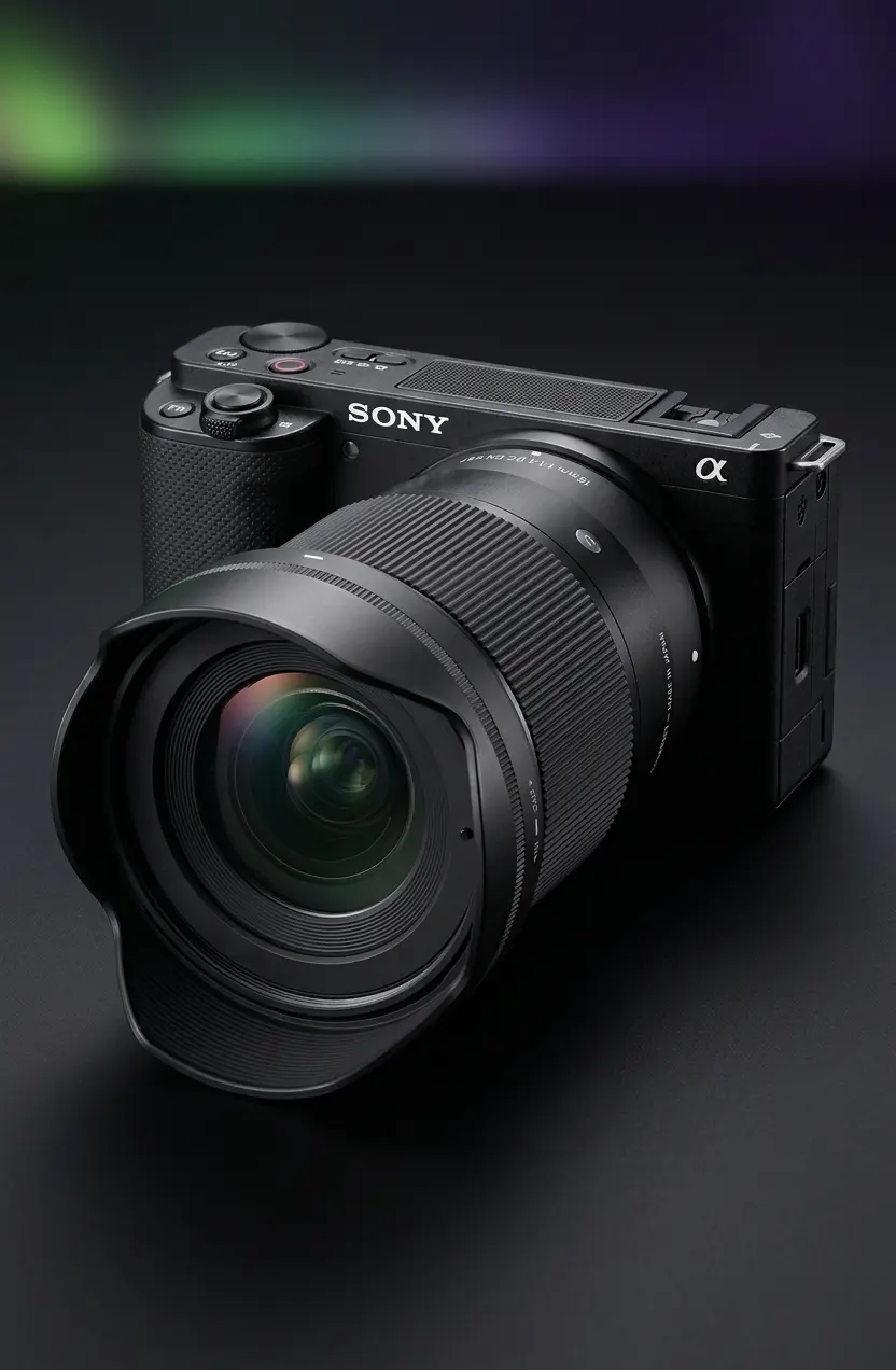 Maduber Sony ZV-E10 with Sigma 16mm F1.4 DC DN Lens Maduber Sony ZV-E10 camera with Sigma 16mm F1.4 DC DN lens